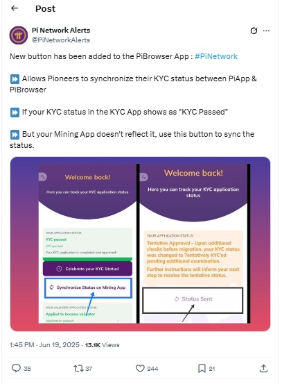 Pi Network Users -Pi Network Alerts 