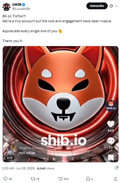 Shiba Inu - TikTok X Post