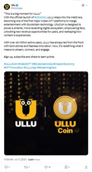 UlluCoin Listing Date