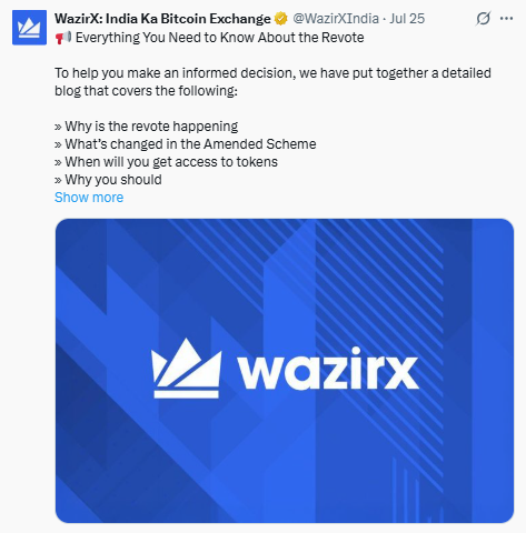 Wazirx News