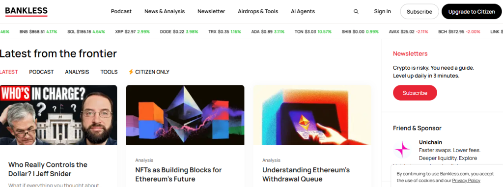 Best Crypto News Aggregators, क्रिप्टो मार्केट अपडेट्स के लिए बेस्ट